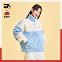 外套女秋冬休闲减龄洋气加厚保暖宽松显瘦羊羔绒小樱桃联名款棉衣