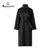 Aquascutum 雅格狮丹 女士长款毛呢大衣 Q5050EL4A1