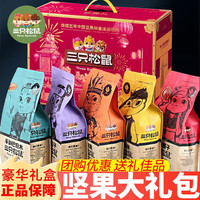 三只松鼠（Three Squirrels）零食大礼包每日坚果炒货干果年货新年过年品礼盒儿童成人整箱 礼盒装831g9款坚果零食
