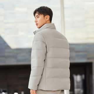 波司登奥莱男士简约保暖商务经典立领冬季羽绒服