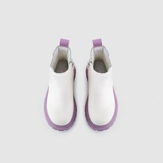 bata kids女童马丁靴秋季厚底英伦风儿童靴子软底女孩短靴