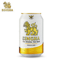 SINGHA 胜狮 泰国原装进口啤酒 5度 330mL 24听