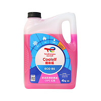 道达尔能源 有机型(OAT)发动机冷却液通用型汽车防冻液冰点-25℃ 4kg（红色）