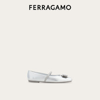 FERRAGAMO菲拉格慕女Vara铭牌芭蕾舞平底鞋768868