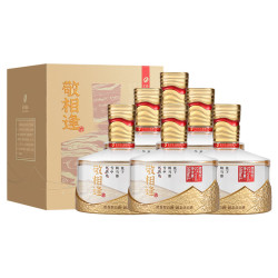 舍得 敬相逢 浓香型白酒 52度500ml*6瓶整箱装 中秋礼品送礼家乡酒