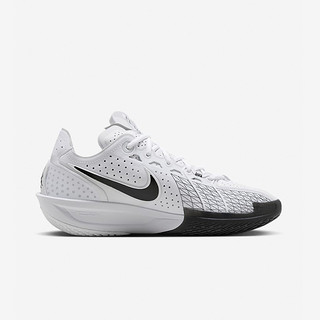 88VIP：NIKE 耐克 男鞋Air Zoom G.T. Cut 3 白黑色 缓震实战篮球鞋DV2918-102