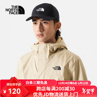 THE NORTH FACE 北面 24春夏北面棒球帽中性款户外舒适遮阳运动棒球帽鸭舌帽4VSV KY4/黑色 OS/均码