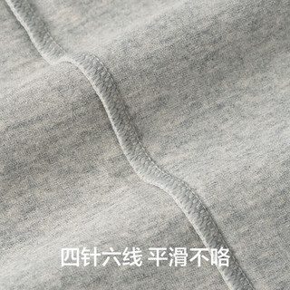 有棵树 YOUKESHU秋衣秋裤男士纯棉毛衫薄款打底内穿青少年保暖内衣套装线衣线裤 夜幕黑 L