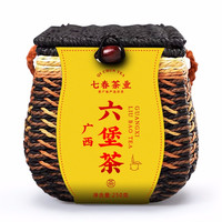 七春茶叶六堡茶黑茶2012年陈化特级十年广西梧州熟茶250g 妇女节礼盒 【金标品质】2012年陈六堡茶250g