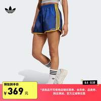 adidas舒适缎面运动短裤女装夏季新款阿迪达斯官方三叶草IX3545