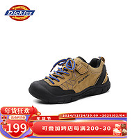 Dickies 帝客 童鞋跑步鞋中童休闲鞋旅游鞋运动鞋 越野黄 32（鞋内长200mm）