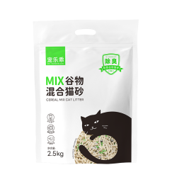 宠乐乖 谷物混合猫砂2.5kg