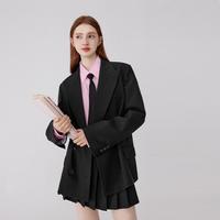 诗凡黎西装2024秋高腰显瘦半裙气质休闲高级感学院风西服外套