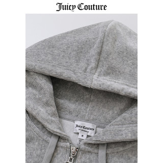 Juicy Couture橘滋外套女24秋季美式休闲运动宽松天鹅绒上衣