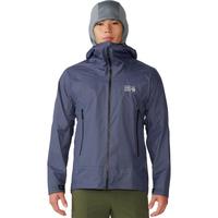 Mountain Hardwear山浩男士冲锋衣滑雪服  Premonition UL防风雨运动夹克徒步外套男 Blue Slate XXL