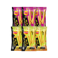 乐事（Lay's）长长长薯条 38g*6包（蜂蜜芥末酱味+香辣藤椒酱味）228g  长长长薯条38g*6包