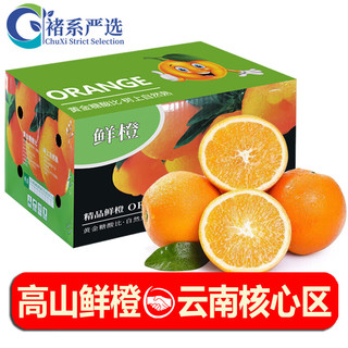 诸氏橙品【褚系严选】橙子水果 云南高山冰糖橙鲜果 香脐甜橙年货礼盒 钻石果12-15枚 |手提礼盒|商务礼 钻石果12枚 |手提礼盒 |商务礼赠