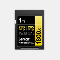 Lexar 雷克沙 1TB 读280MB/s 写205MB/s SD存储卡 LSD1800001T-BNNNG