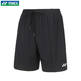 YONEX2024尤尼克斯羽毛球服短裤男女运动YY速干运动裤子比赛服 男款 120164 黑色 M