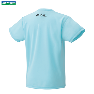 YONEX2024尤尼克斯羽毛球服速干男女短袖日本款16726 女款 16727 水蓝色 L
