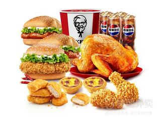 肯德基kfc全鸡桶12件套仅需69.9元