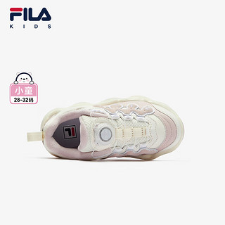 FILA 斐乐 童鞋儿童篮球鞋2024冬季男女小童BOA旋钮豌豆荚篮球鞋加绒