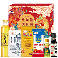 金龙鱼 米面粮油组合套装 龙腾凤舞礼盒A款（1500g+620ml）