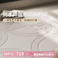 AOVOC法式奶油风防水抑菌地毯客厅卧室沙发毯浮雕罗浮宫殿 200*300cm