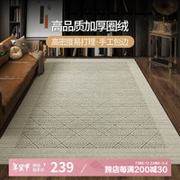 AOVOC法式轻奢风地毯客厅茶几沙发毯圈绒中古风维多利亚08 160*230cm