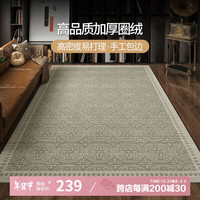AOVOC法式轻奢风地毯客厅茶几沙发毯圈绒中古风维多利亚02 160*230cm