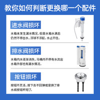 潜水艇抽水马桶水箱配件进水阀座便器浮球上水冲水器下水排水阀