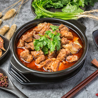巴尔虎 内蒙古巴尔虎红烧牛腩即食牛肉红焖牛肉加热即食牛肉火锅500g
