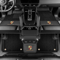 百德 SAFEBET 真皮全包围脚垫25款保时捷卡宴coupe  macan 帕拉梅拉 taycan 911 真皮经典黑 保时捷911