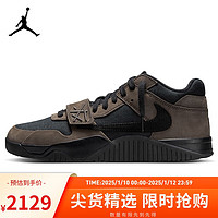 NIKE 耐克 篮球鞋JORDAN男倒钩JUMPMAN JACK运动鞋FZ8117-204摩卡黑43