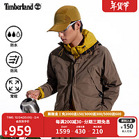 Timberland 官方男装冲锋衣秋冬新款户外防水防风夹克|A68XF A68XFBK0/巧克力色 M