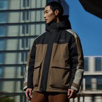 男装棉衣男士外套时尚个性潮流运动拼色夹克外套棉服男士秋冬季