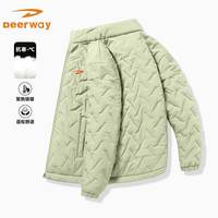 Deerway德尔惠春季男士棉服户外防风保暖加厚运动款棉衣高街美式宽松抗寒外套男
