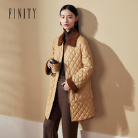 菲妮迪(FINITY)菲妮迪90鹅绒皮草羽绒服2024年冬季新款羊皮真皮保暖外套女