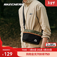 SKECHERS 斯凯奇 轻量斜挎包 通用款 运动单肩包 100094869640