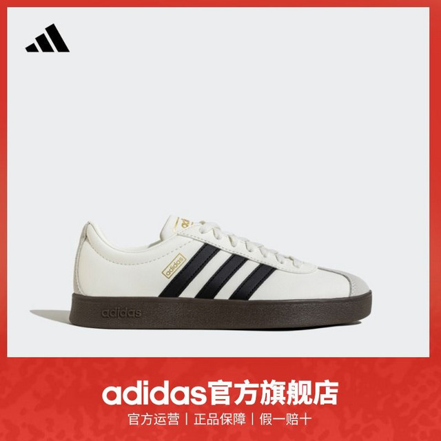 百亿补贴：adidas 阿迪达斯 「T头鞋」adidas阿迪达斯轻运动VL COURT CLASSIC复古板鞋德训鞋