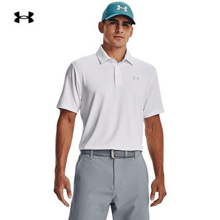 安德玛 UNDERARMOUR）春夏Playoff 3.0男子高尔夫运动Polo衫1378673 白色100 XXL