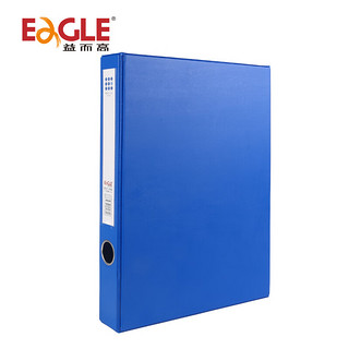 益而高 Eagle PVC3寸磁扣A4档案盒 带铁夹带内插袋 330x245x48mm B0503 5个装 颜色随机 蓝/黑/灰