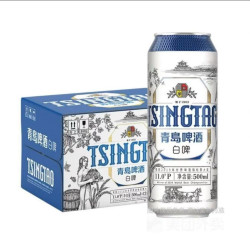 青岛啤酒 TSINGTAO 11°p 白啤 500ml*12听