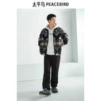 太平鸟男装夹克24冬季纹样提花外套潮 B2BCE4426
