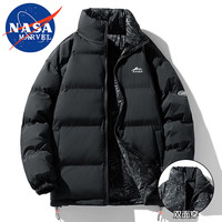NASA MARVEL棉服男冬季立领双面穿外套棉袄子潮流宽松保暖面包服 3XL