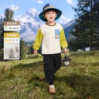 【保暖舒适】男童套装冬季儿童童装加绒加厚宝宝两件套冬款抗静电