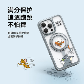 ANKER安克支点壳猫和老鼠联名系列苹果15/16promax手机壳iphone14pro支架壳超强磁吸旋转支架磨砂不发 【黄色】猫和老鼠联名款 iPhone 13 Pro
