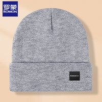 罗蒙帽子男女秋冬季保暖针织帽户外骑行防寒防风百搭毛线帽护耳冷帽