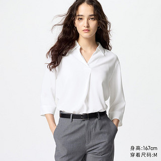 优衣库 UNIQLO 花式半开领衬衫 475659