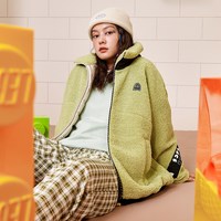 雪中飞 SNOWFLYING秋冬织带印花时尚廓形女短款羽绒服